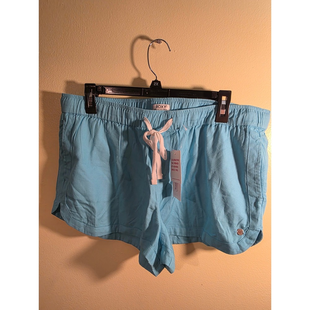 Roxy New Impossible Love Blue Shorts ERJNS03266 XXL NWT